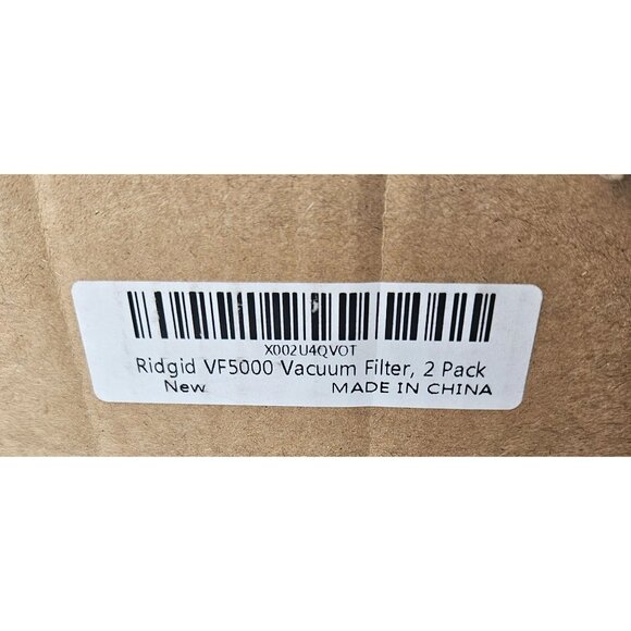 Ridgid 2 Pack Genuine Fine Dust Pleated Paper Wet Dry Vac Shop Vacuum Filters - Picture 9 of 10